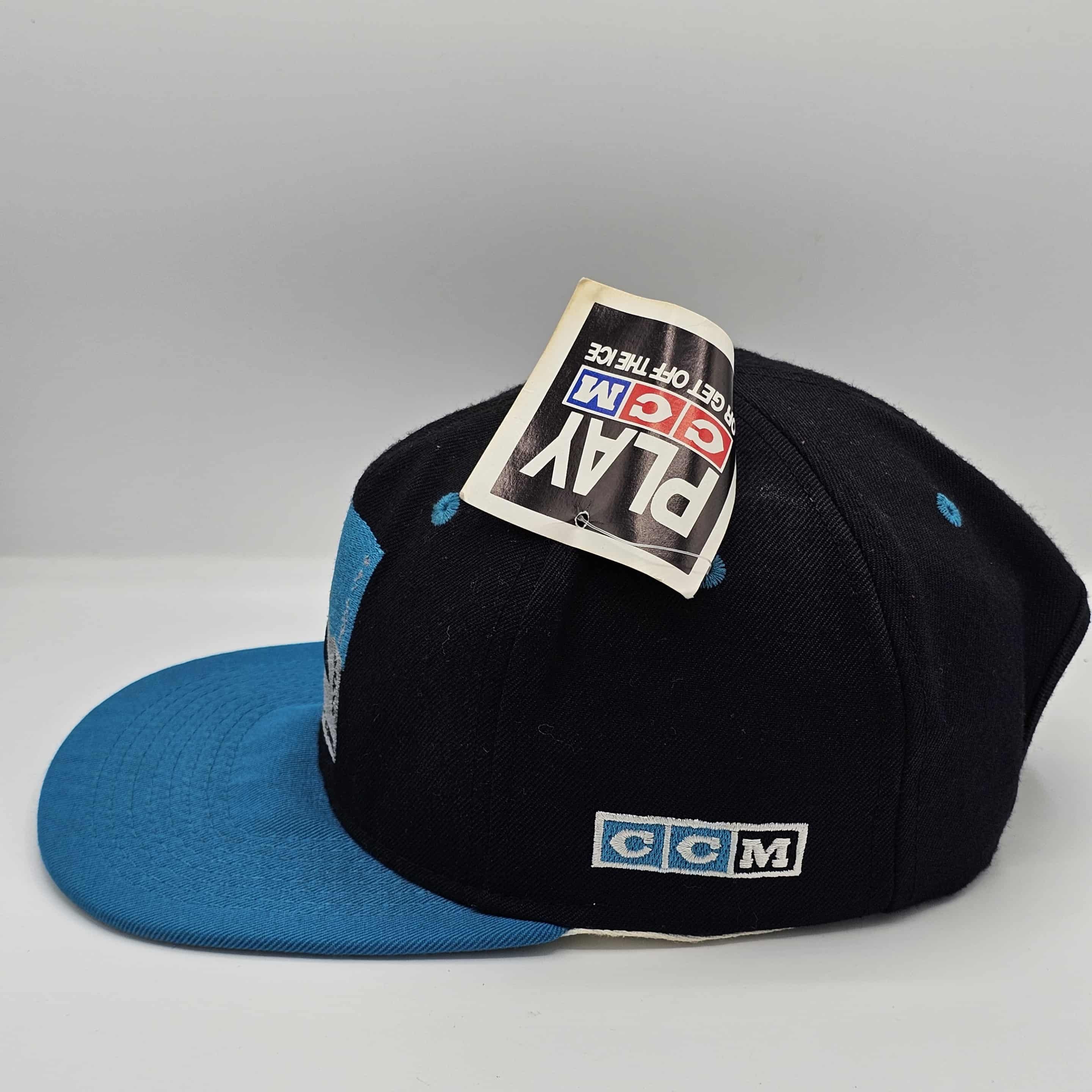 Ccm San Jose Sharks Vintage 90s NHL All Star Cancelled Hat Size ONE SIZE - 3 Thumbnail