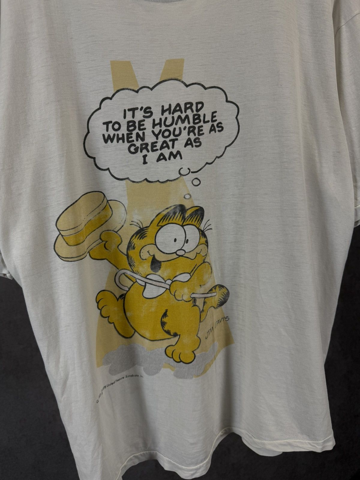 Vintage Garfield 1978 vintage comics movie single stitch tee Size US L / EU 52-54 / 3 - 3 Thumbnail