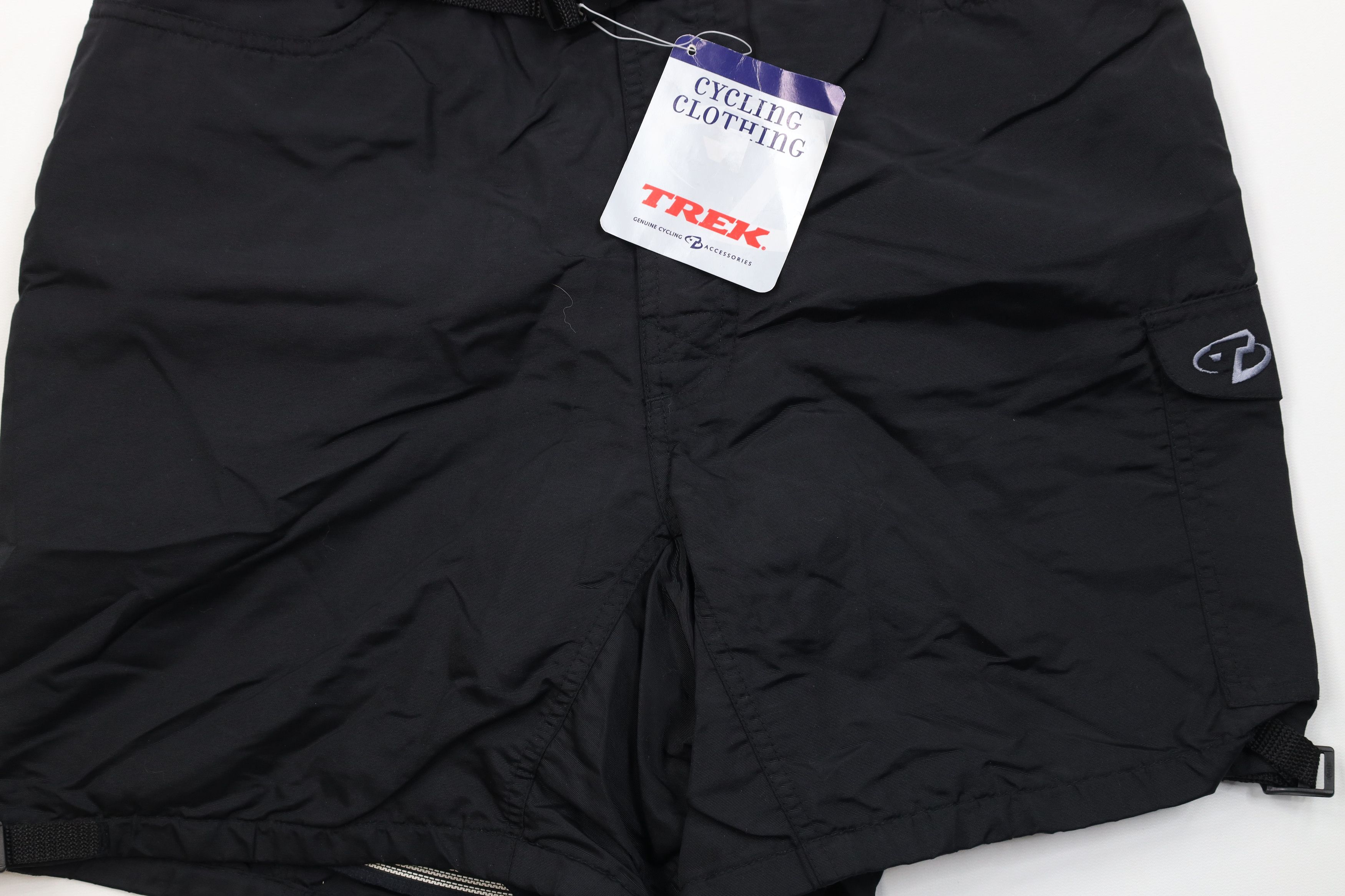 Vintage Deadstock Vintage 90s Trek Cycling Trail Rider Shorts Black Size 27" / US 4 / IT 40 - 3 Thumbnail