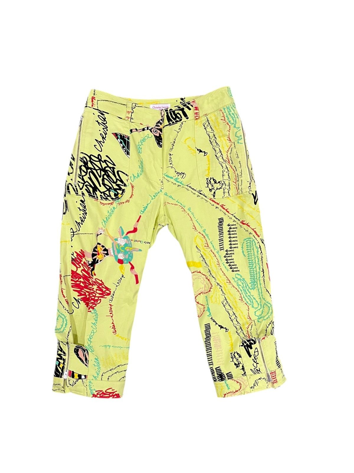 Christian Lacroix Christian Lacroix Banner Capri Shorts Size 26" / US 2 / IT 38 - 3 Thumbnail