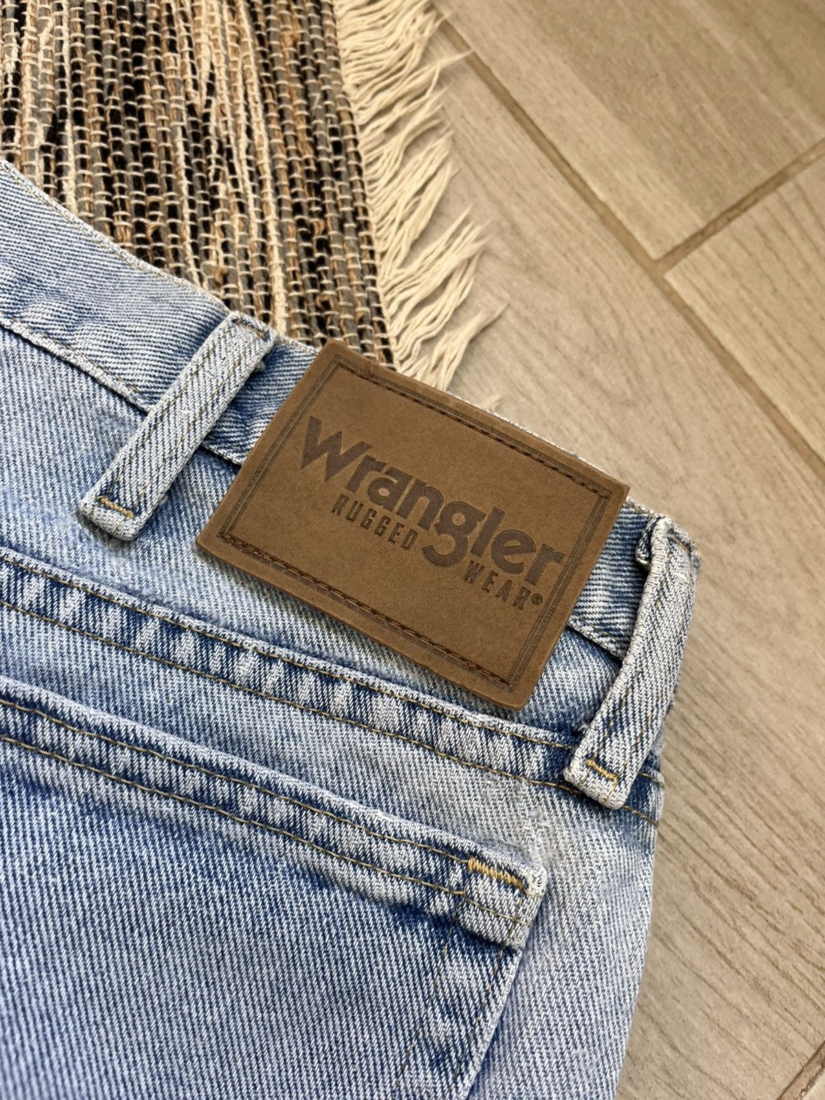 Vintage × Wrangler Vintage Wrangler Jeans washed distressed denim blue Size US 34 / EU 50 - 16 Thumbnail