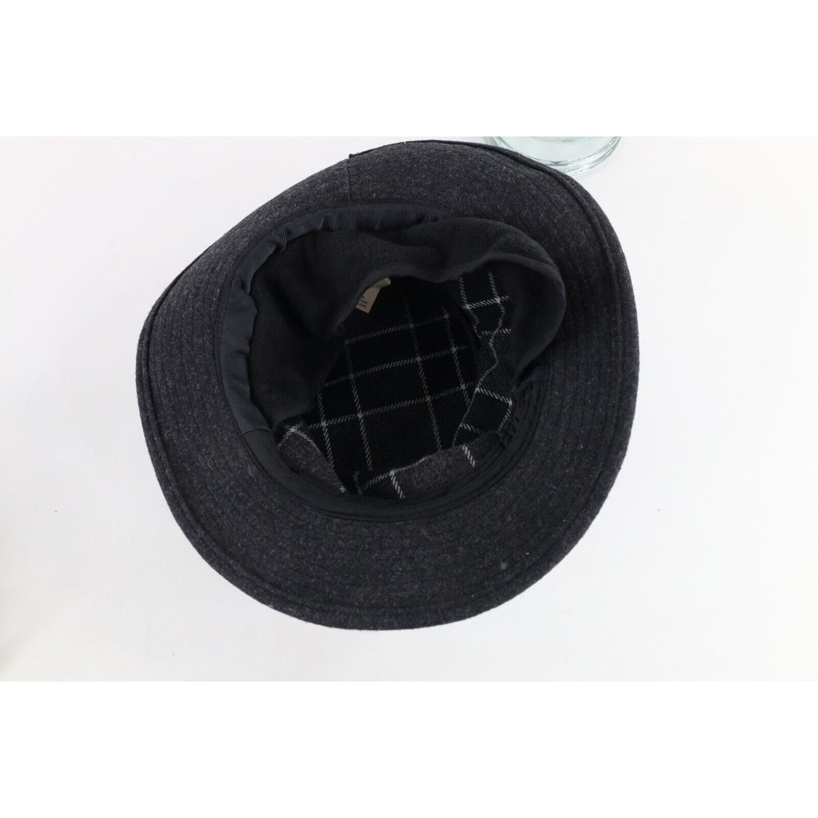 Vintage Duluth Trading Co Blank Wool Blend Winter Crusher Fedora Hat Size ONE SIZE - 8 Thumbnail