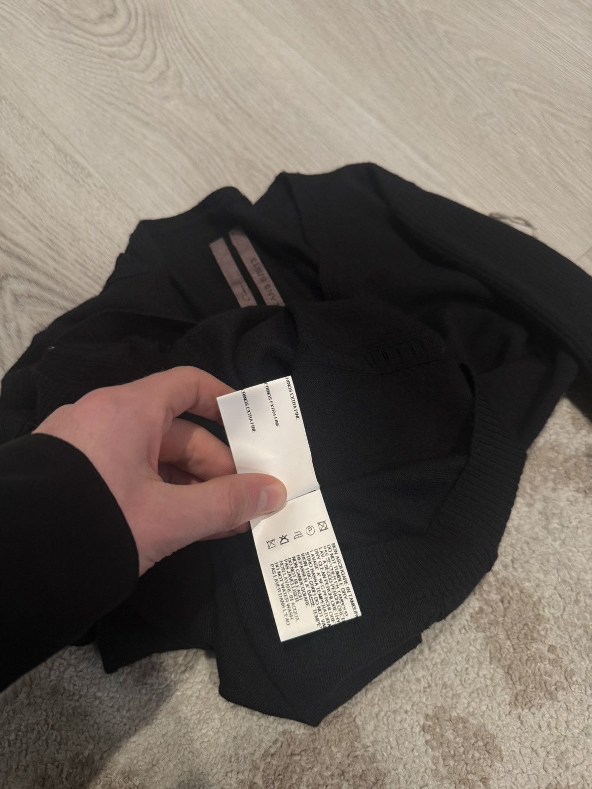 Rick Owens s/s 2013 island short sleeve wool sweater!! Size US S / EU 44-46 / 1 - 9 Thumbnail