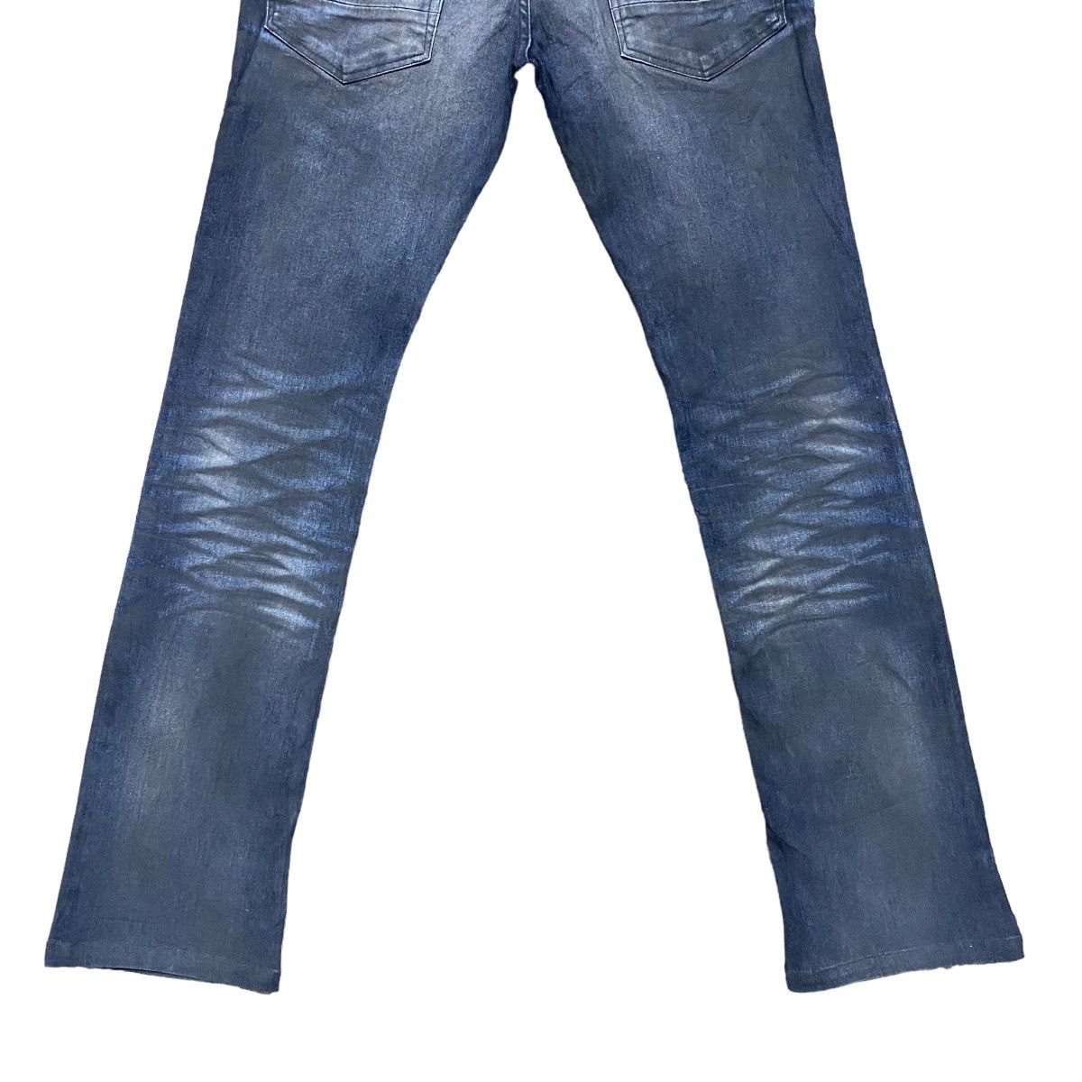 Tornado Mart Tornado Mart Coated Denim Flare Pants Size US 30 / EU 46 - 12 Thumbnail