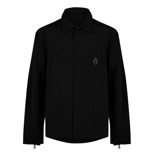 image of A Cold Wall O1G2R1Mq0524 Overshirt In Black, Men's (Size Large)