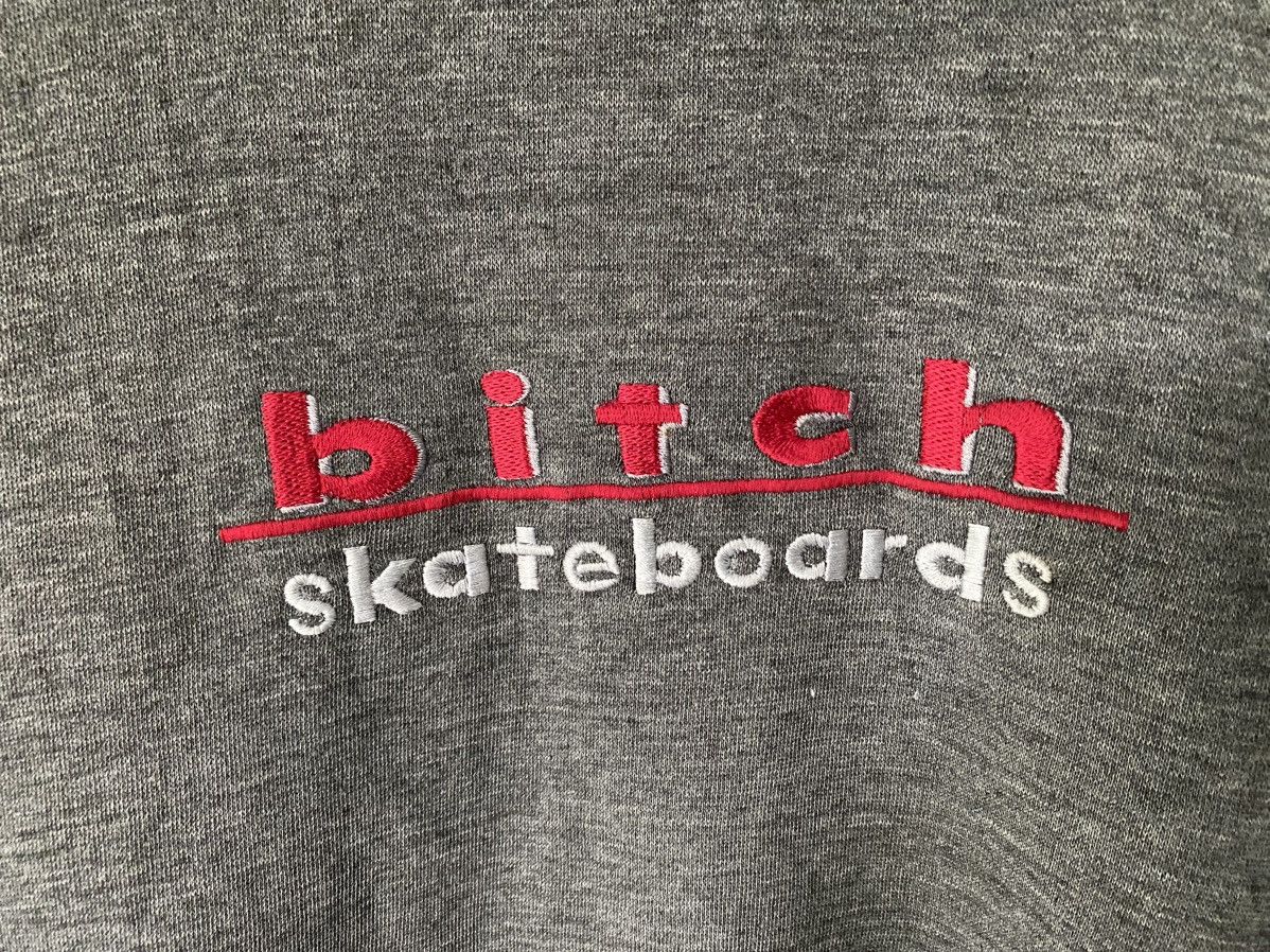 Powell Peralta 🔥1990s BITCH skateboard Embroidered ring logo Size US M / EU 48-50 / 2 - 5 Thumbnail