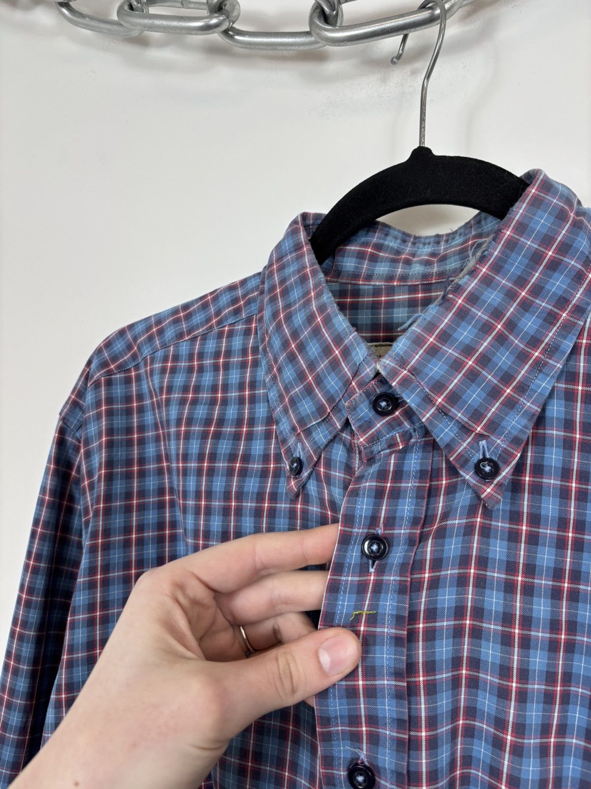 Avirex Vintage Avirex USA Checkered Army Military Long Sleeve Shirt Size US L / EU 52-54 / 3 - 8 Thumbnail