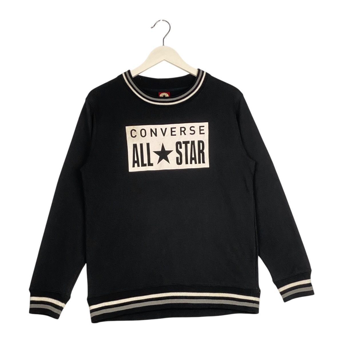 Converse × Vintage Vintage Converse Embroidered Crewneck Sweatshirt Black Size US S / EU 44-46 / 1 - 3 Thumbnail