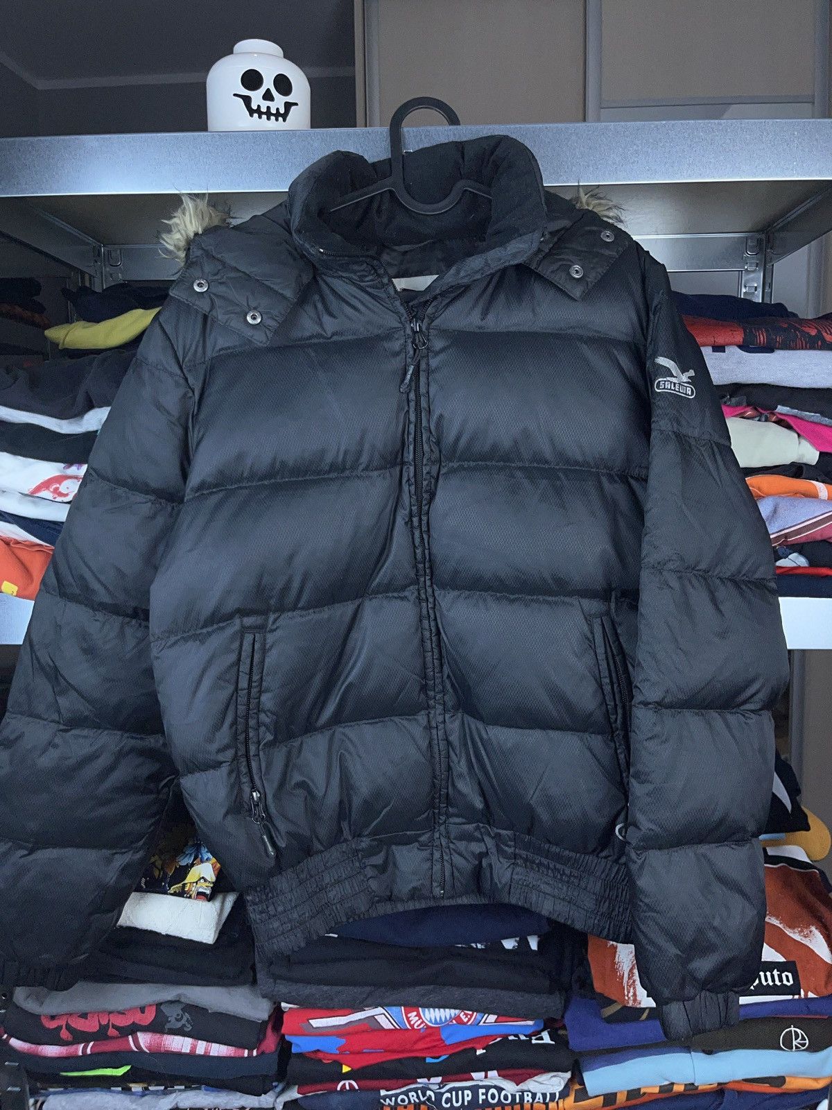 Outdoor Life × Streetwear Salewa Duck down bomber jacket Canada goose