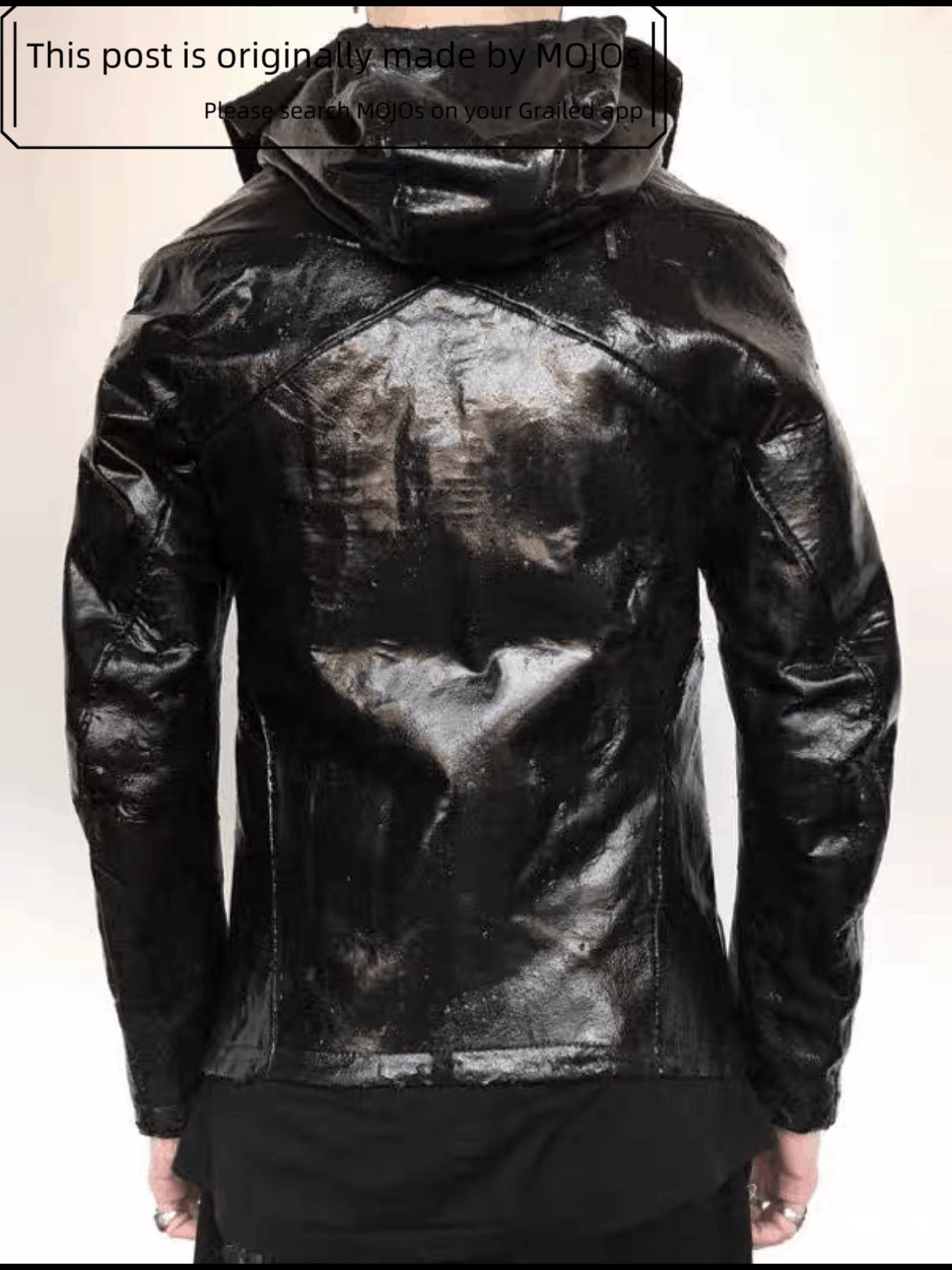 Boris Bidjan Saberi Boris Bidjan Saberi Waxed Leather Jacket mojos2124110 Size US M / EU 48-50 / 2 - 9 Thumbnail