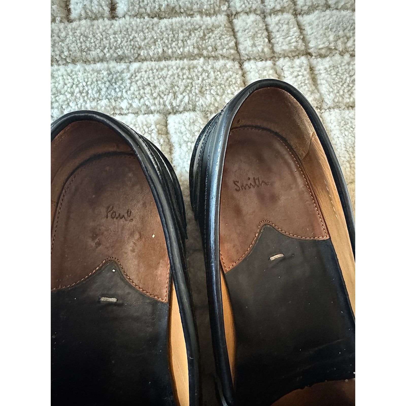 Paul Smith Paul Smith Textured Leather Loafers Size US 11 / EU 44 - 3 Thumbnail