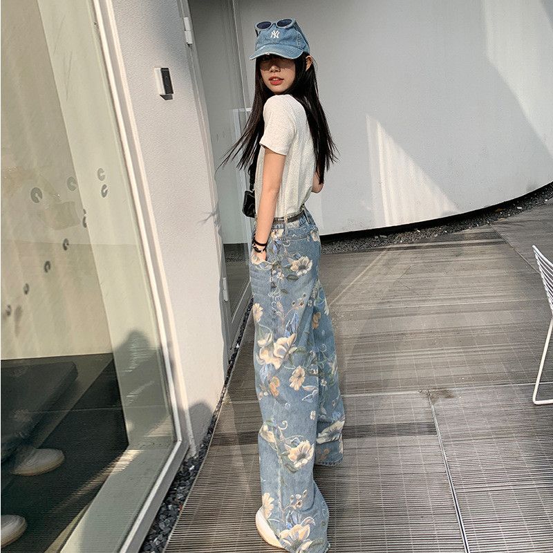 Japanese Brand Straight-leg button-down high-waist jeans shallow Y2k Size 32" / US 10 / IT 46 - 4 Thumbnail