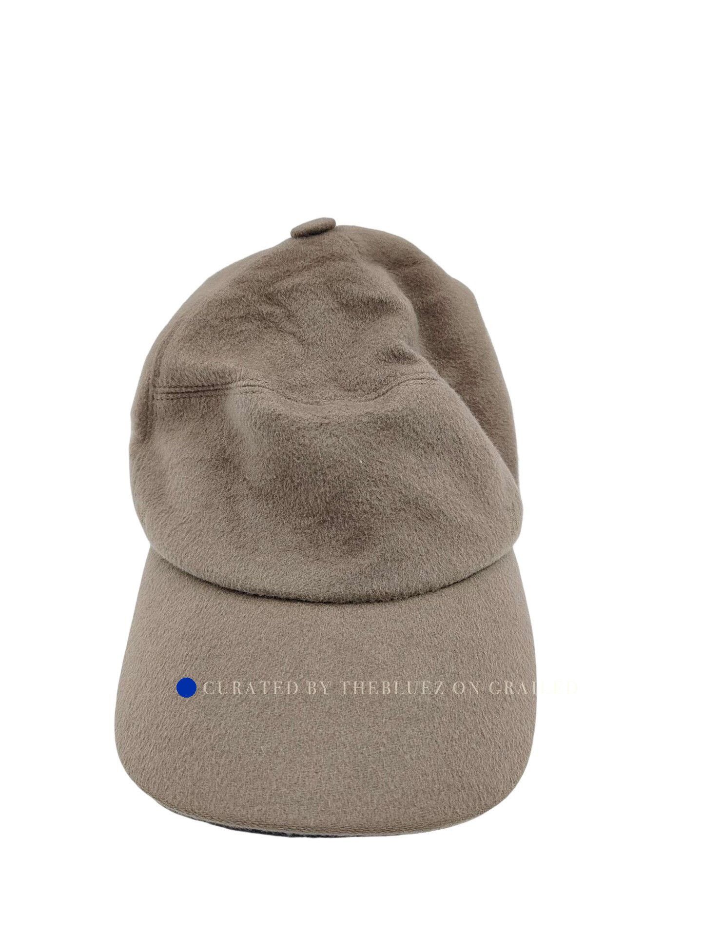 Hermes Brown Fleece Baseball Cap Size ONE SIZE - 1 Thumbnail