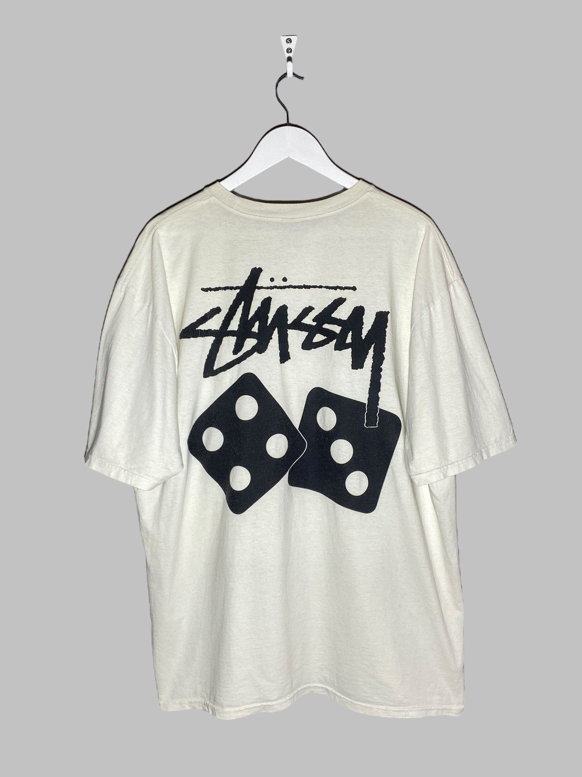 STUSSY VINTAGE DICE TEE STREET SKATE NYC OG STYLE