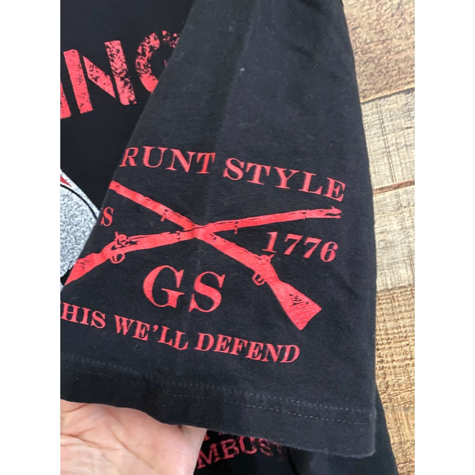Vintage Grunt Style Shirt 2x Warning Spontaneously Combust Shirt Black and Red Shirt 2XL Black Mens Size US XXL / EU 58 / 5 - 3 Thumbnail