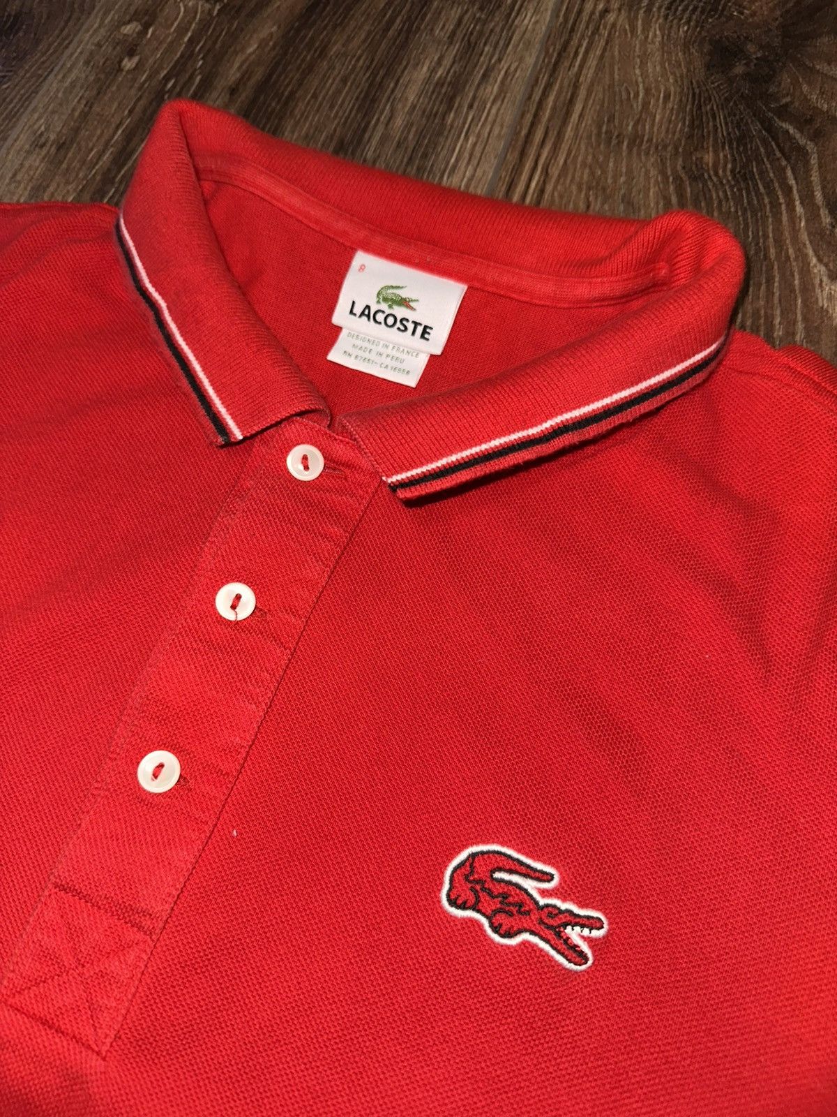 Lacoste Vintage Lacoste Polo Size US L / EU 52-54 / 3 - 2 Thumbnail