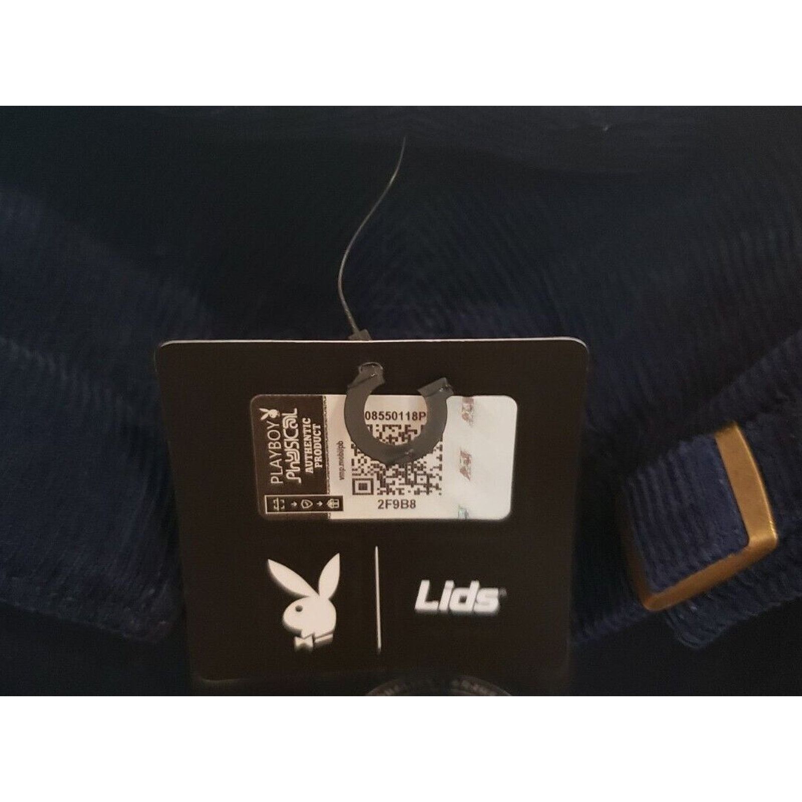 Lids Playboy Hat Corduroy Dad Hat Blueberry Strapback Bunny Lids Size ONE SIZE - 3 Thumbnail