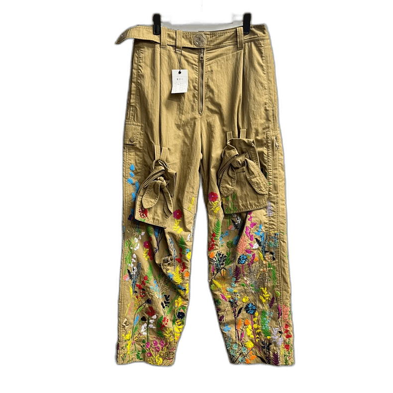 Louis Vuitton louis vuitton Khaki Beekeeper print logo casual pants-2507 Size US 42 / EU 58 - 1 Thumbnail