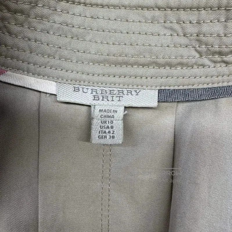 Burberry Burberry Women's Khaki Wool Coat. Size L / US 10 / IT 46 - 4 Thumbnail
