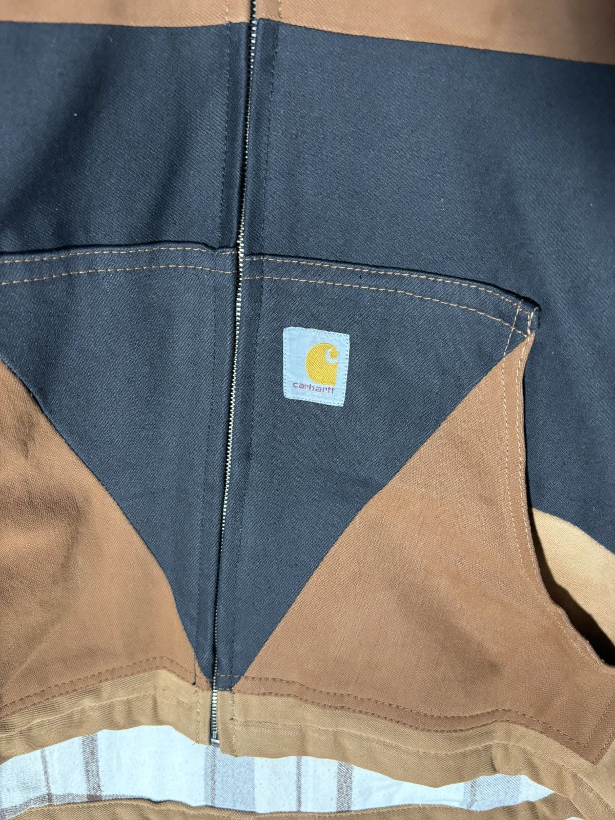 Carhartt Carthart patchwork workwear jacket Size US M / EU 48-50 / 2 - 2 Thumbnail
