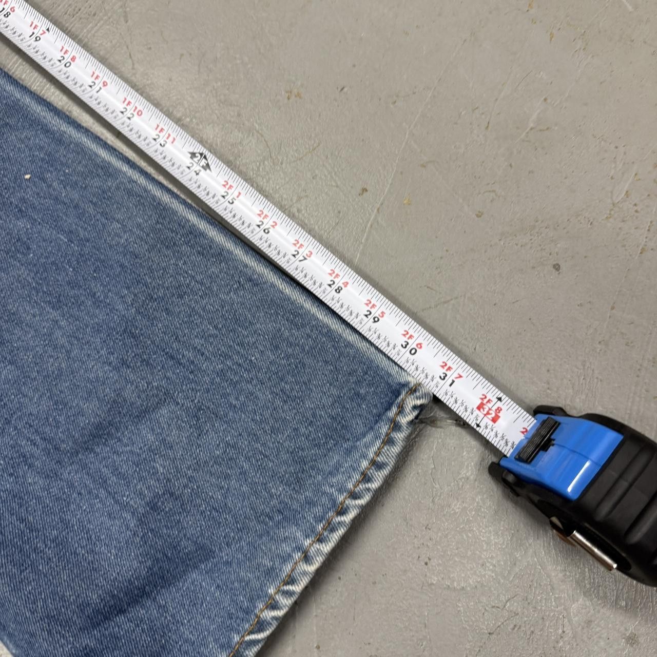 Levi's Vintage Clothing Levi’s 517 Orange Tab Faded Flared Blue 70s Jeans 32 x 31 Size US 32 / EU 48 - 6 Thumbnail