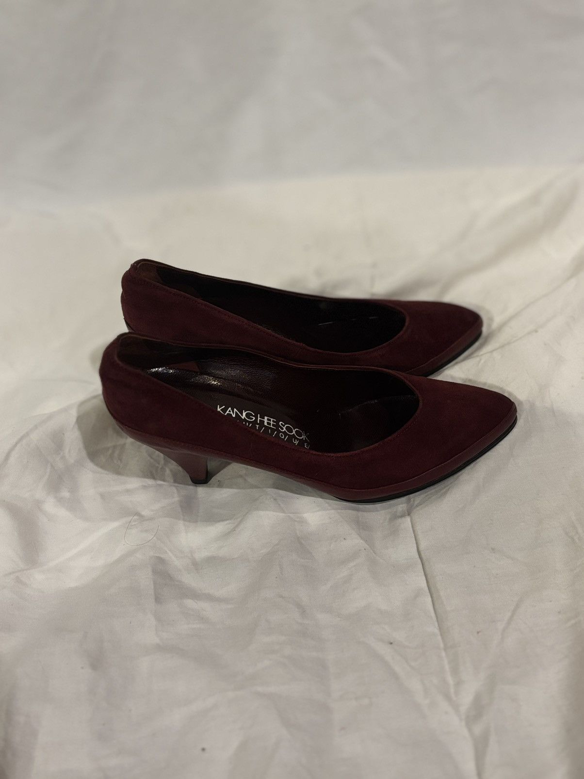 Other Burgundy Suede Pumps.wf494 Size US 6 / IT 36 - 2 Thumbnail