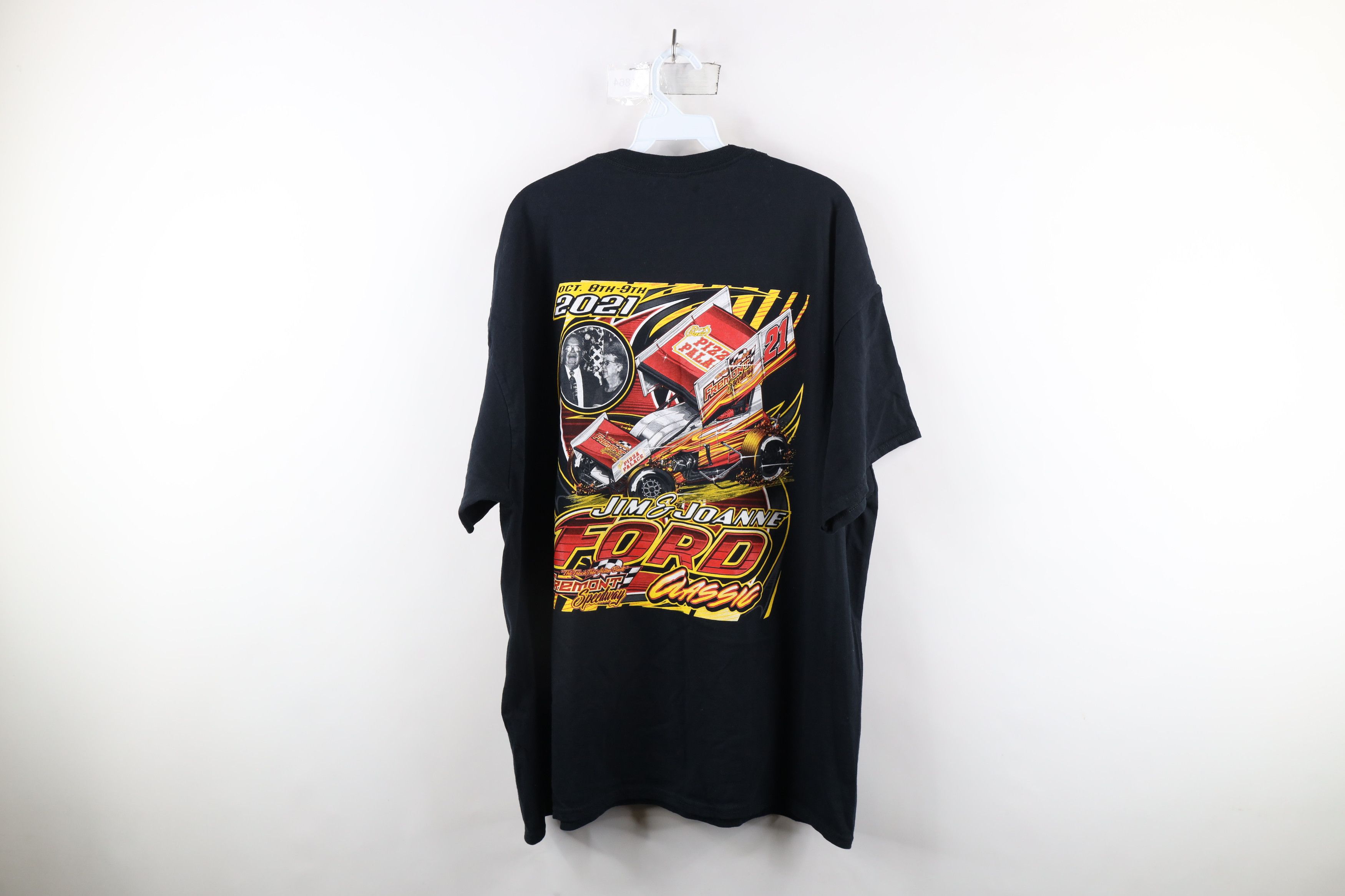 Vintage Y2K Streetwear Speedway Joanne Ford Classic Racing T-Shirt Size US XXL / EU 58 / 5 - 11 Thumbnail