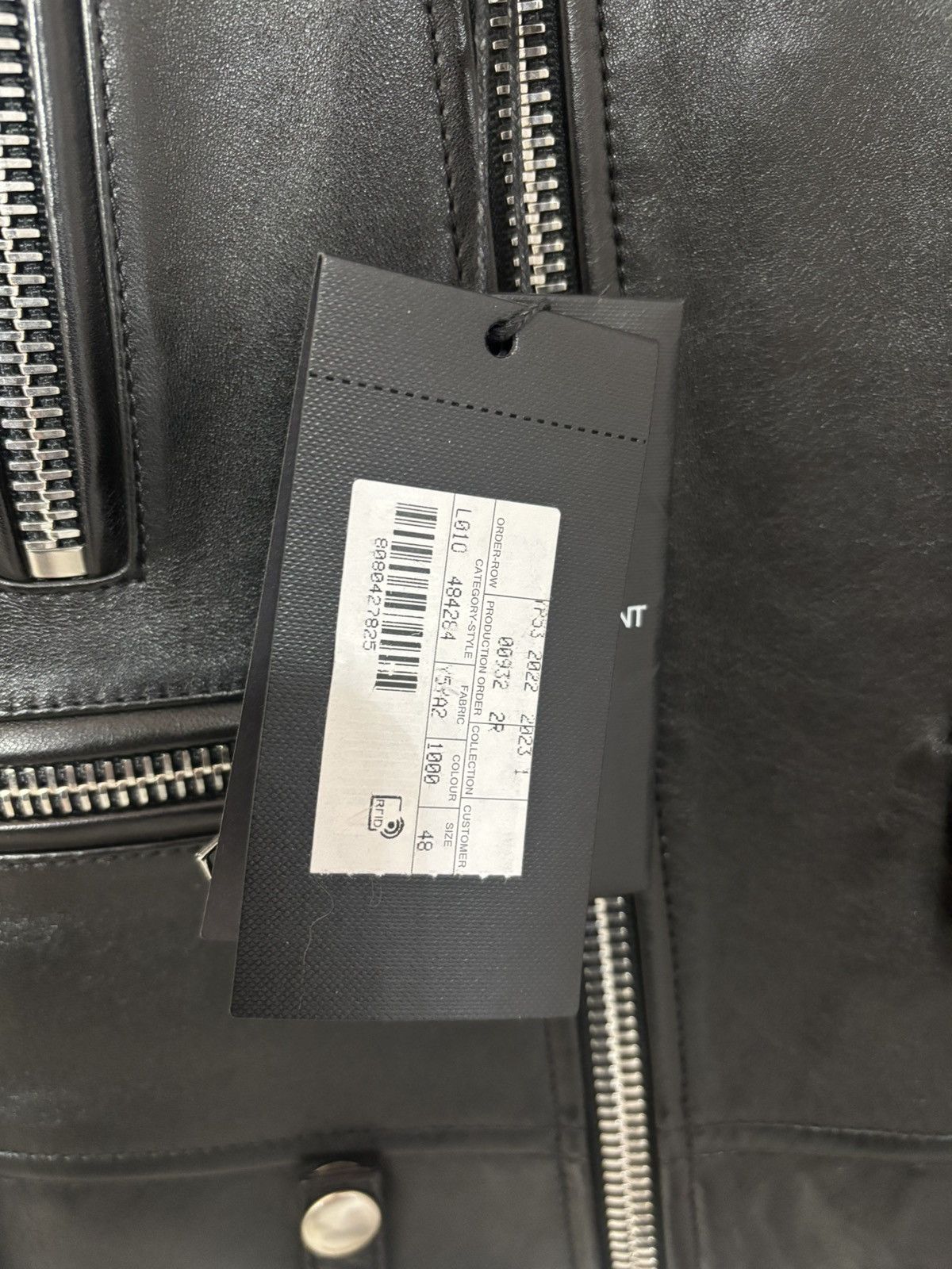 Saint Laurent Paris MOTORCYCLE JACKET IN PLUNGED LAMBSKIN Size 48 Size US M / EU 48-50 / 2 - 4 Thumbnail