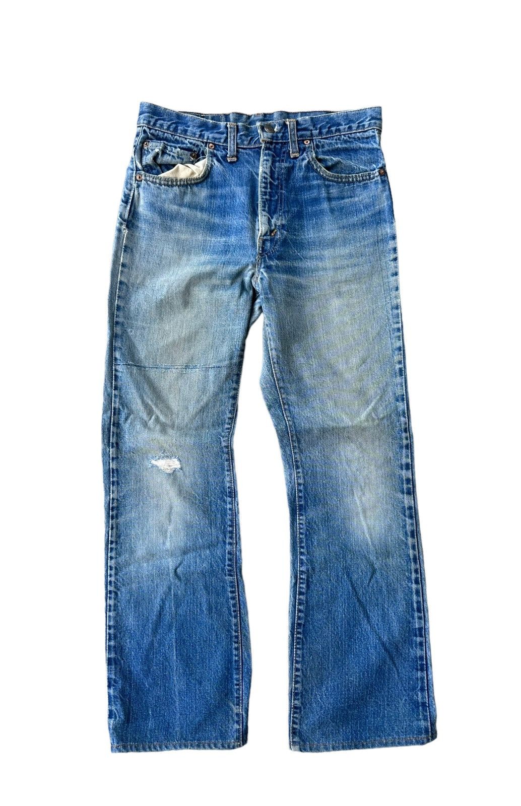 Levi's 🔥Archived🔥Vintage 70s Levi’s bigE top button 16 denim jeans Size US 30 / EU 46 - 2 Thumbnail