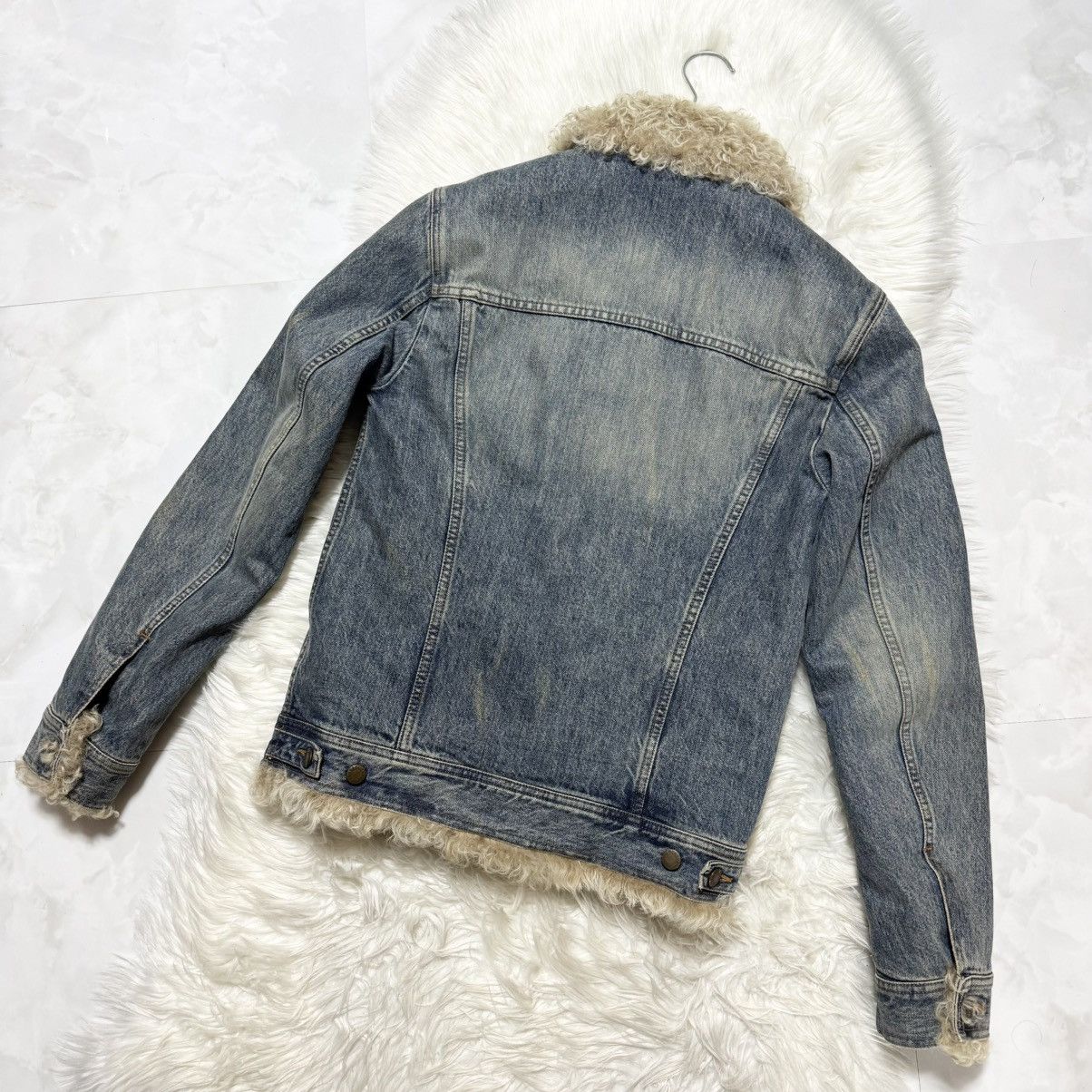 Dolce & Gabbana Dolce & Gabbana fur-lined denim blouson jacket Size US S / EU 44-46 / 1 - 11 Thumbnail