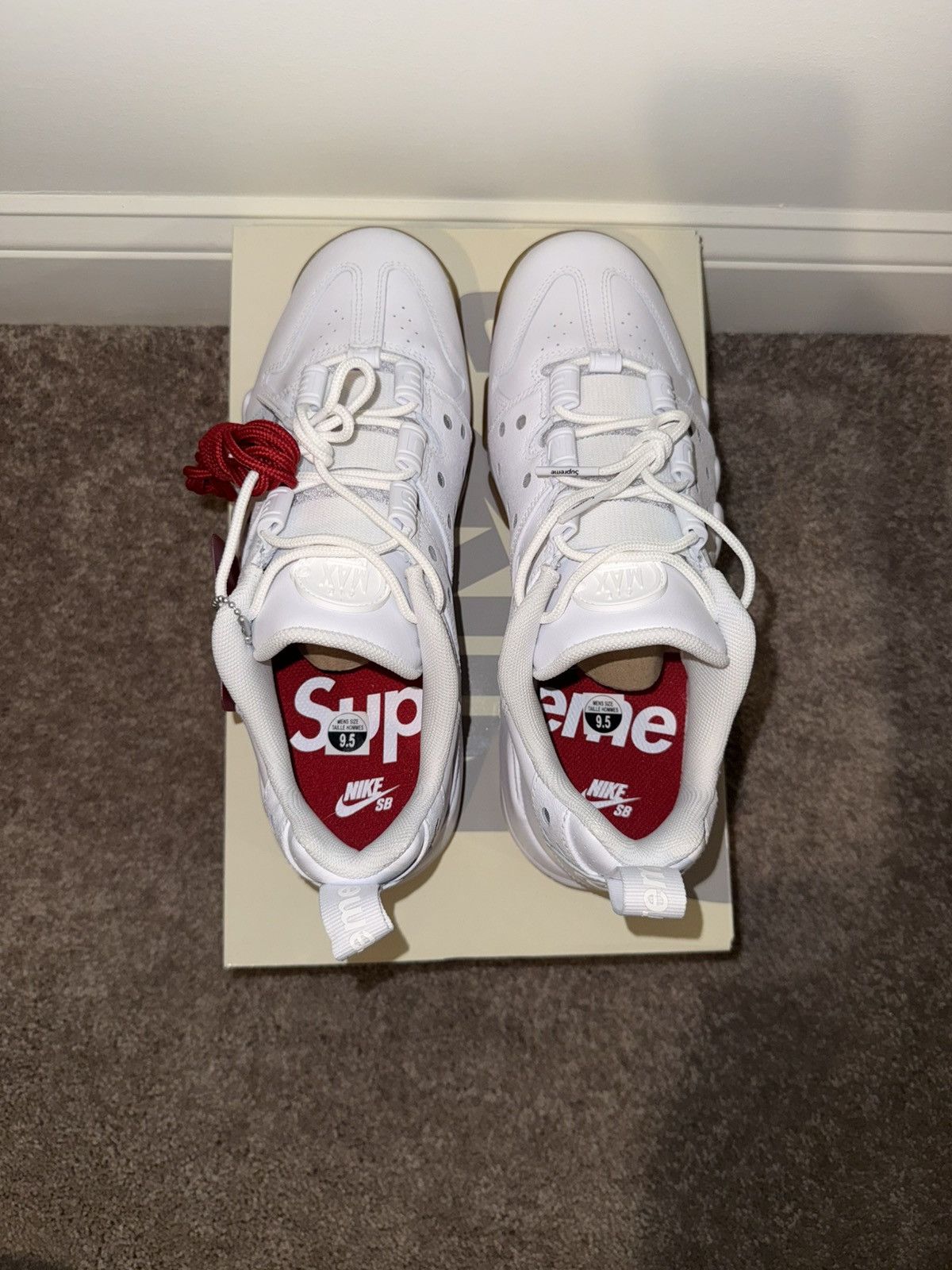 Nike × Supreme Supreme / Nike SB Air Max 2 CB '94 Low White Gum Size 9.5 Size US 9.5 / EU 42-43 - 8 Thumbnail