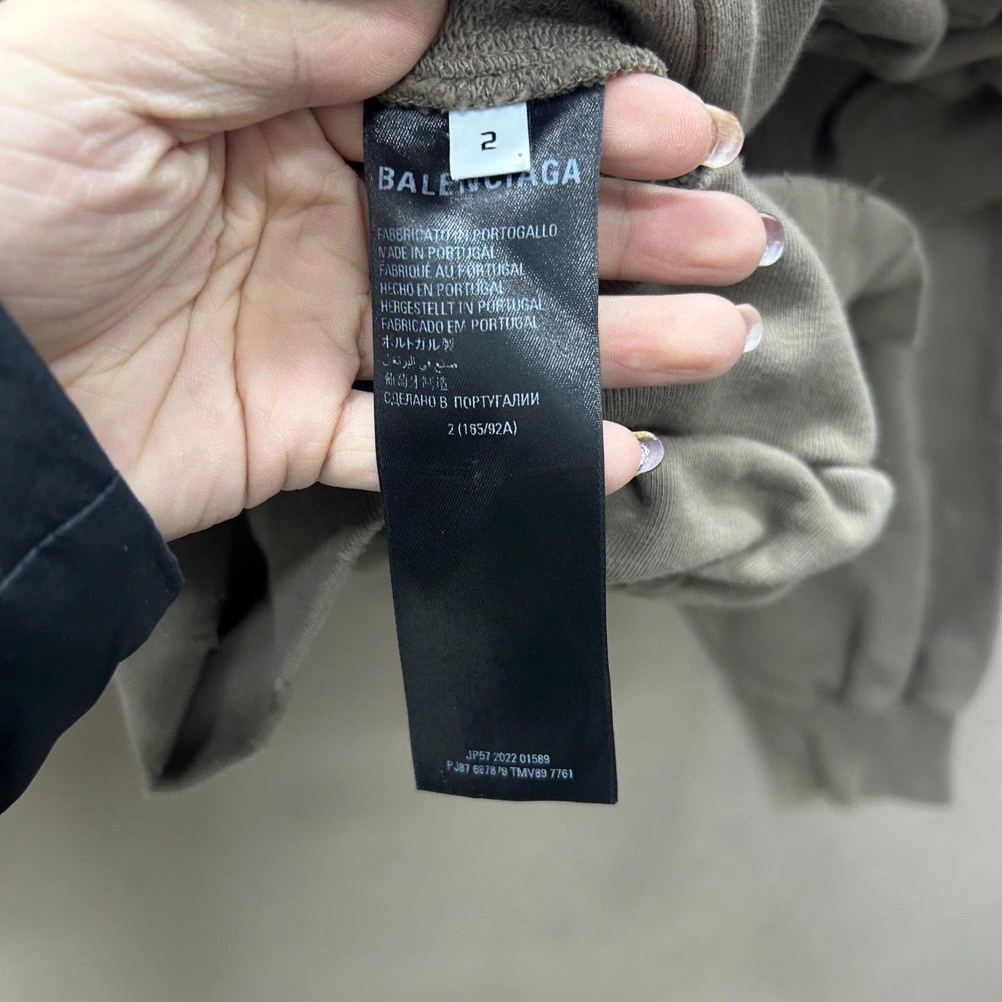 Balenciaga Balenciaga brown flame tear print hoodie size 2 mint Size US M / EU 48-50 / 2 - 4 Thumbnail