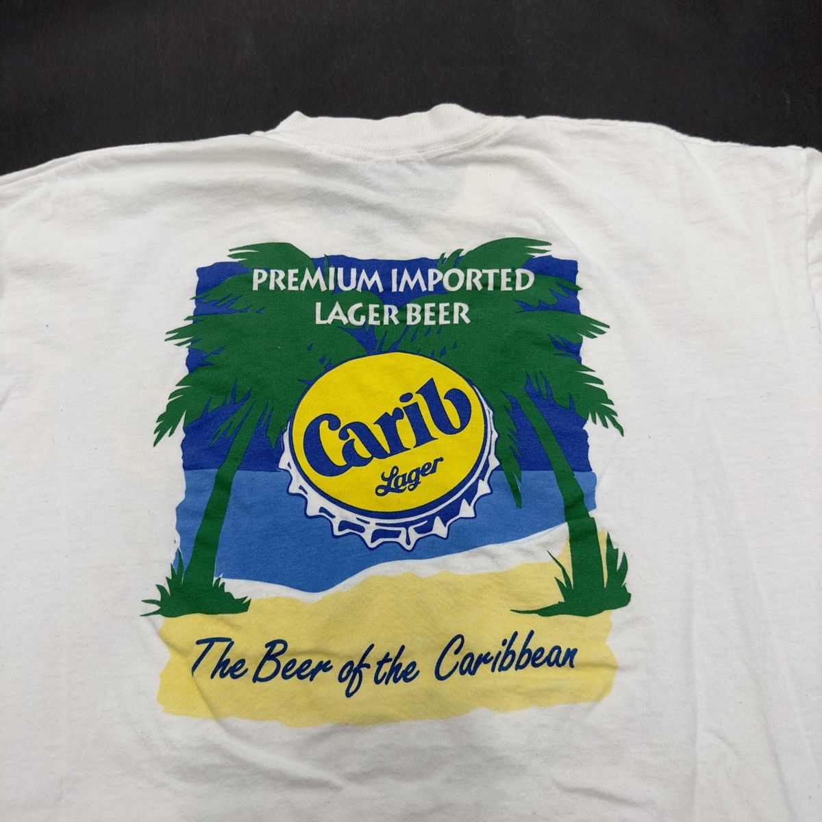 Vintage Vintage Carib Lager tee Size US XL / EU 56 / 4 - 4 Thumbnail