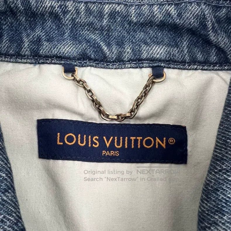 Louis Vuitton Louis Vuitton Washed blue log embossed aged logo single-br Size US L / EU 52-54 / 3 - 3 Thumbnail
