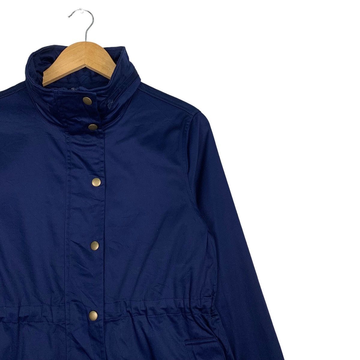 Lands' End LANDS’ END Blue Belted Casual Jacket #0975-C43 Size M / US 6-8 / IT 42-44 - 5 Thumbnail