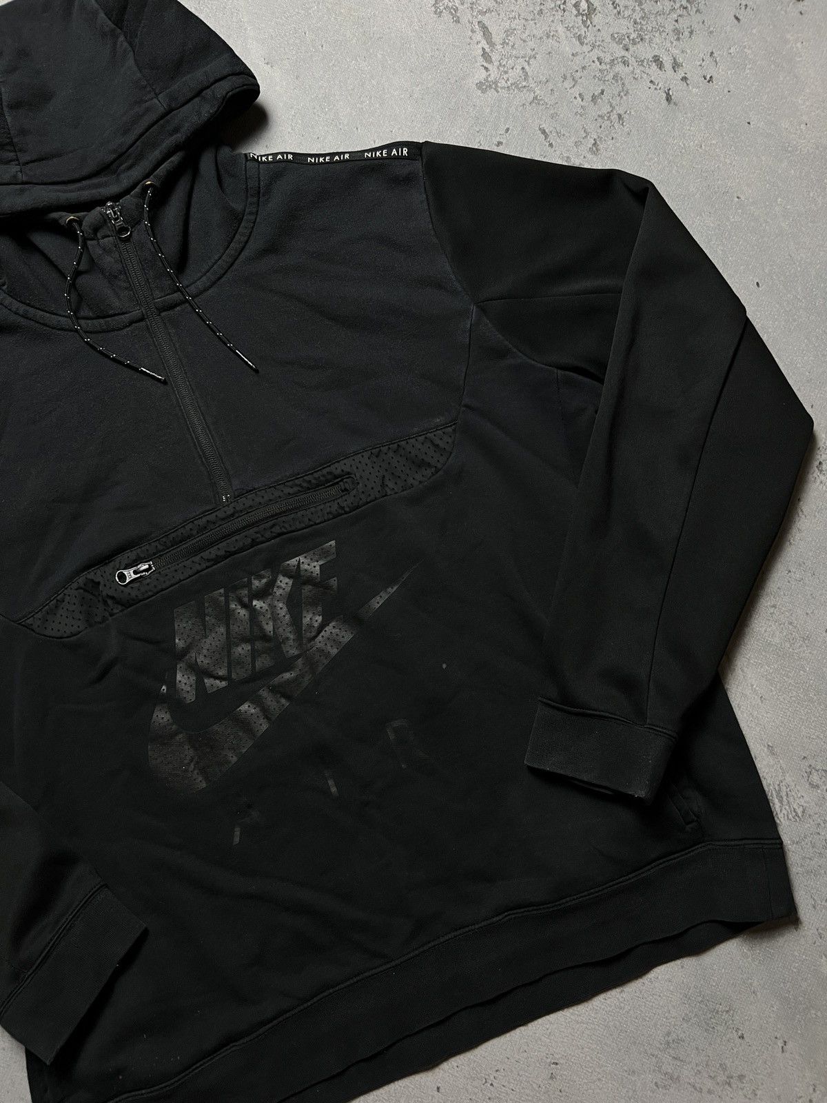 Nike Nike Vintage Half-Zip Anorak Hoodie center logo Travis Style Size US XL / EU 56 / 4 - 3 Thumbnail