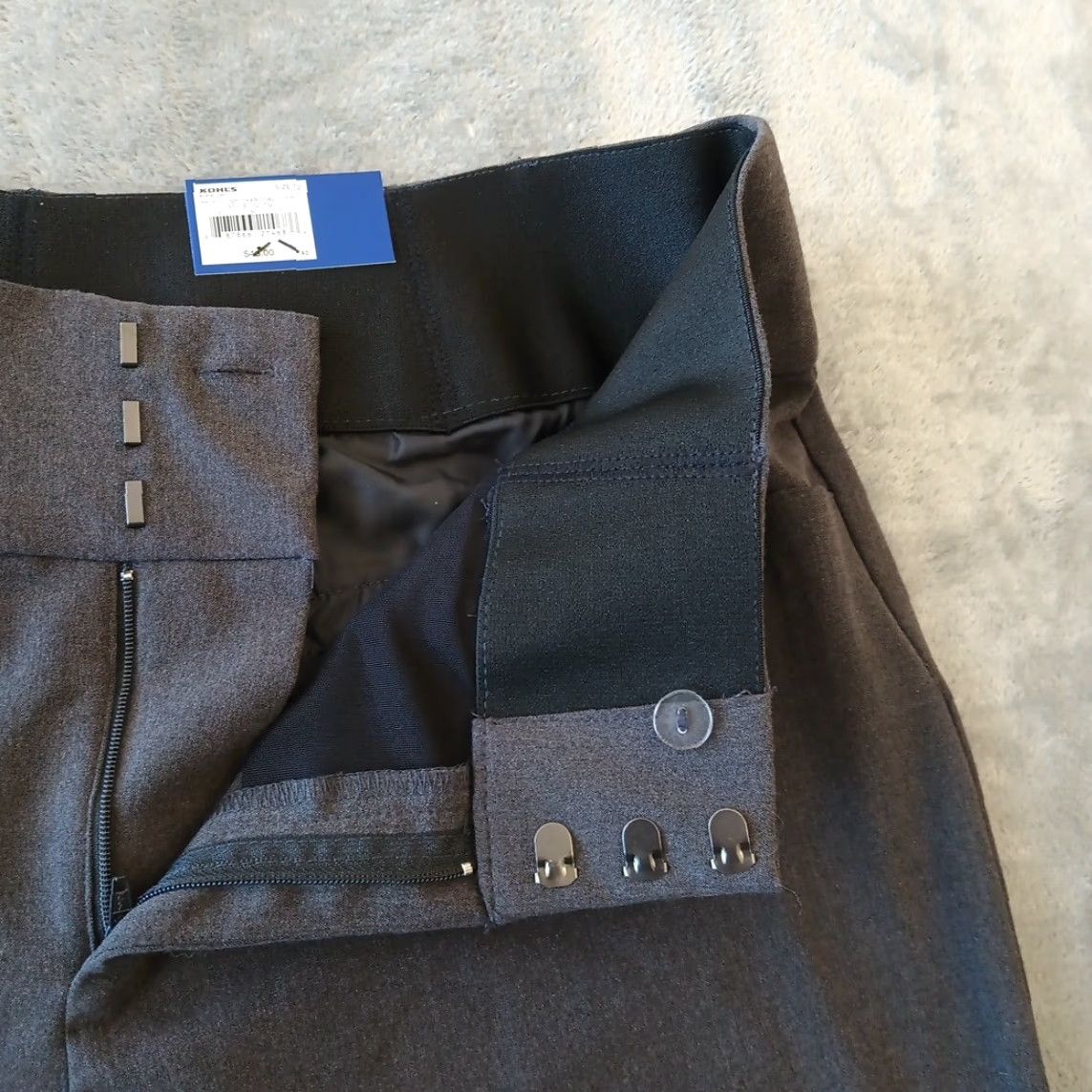 Apt. 9 Apt. 9 Dress Pants Womens Size 12 Gray Bootcut Tummy Control 33x30.5 New Size 34" / US 12 / IT 48 - 5 Thumbnail