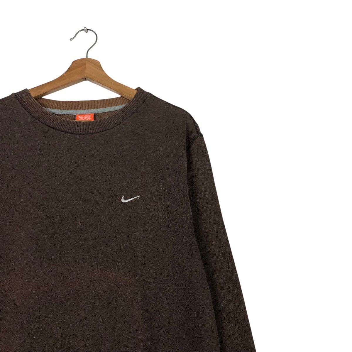 Nike Nike Essential Micro Swoosh Sweatshirt — Washed Cocoa Tone Size US L / EU 52-54 / 3 - 7 Thumbnail