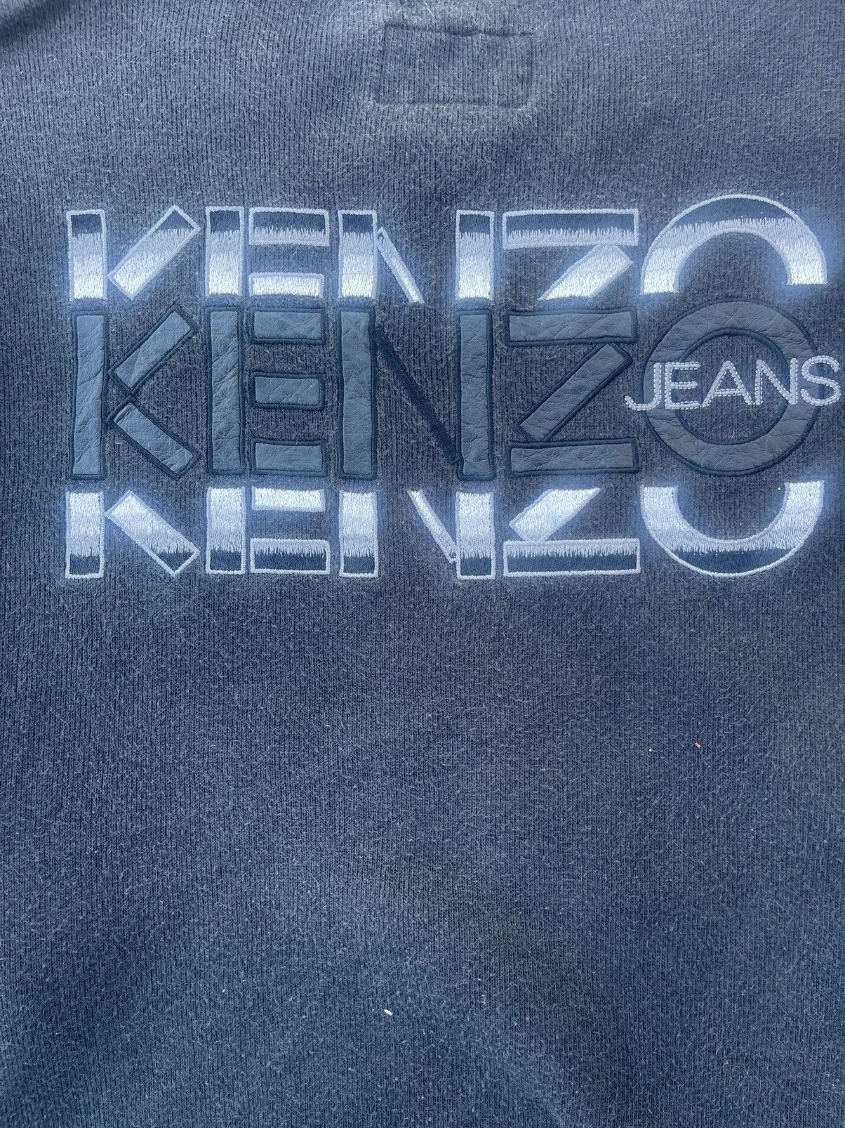 Kenzo × Vintage VINTAGE KENZO JEANS BACKHIT LOGO EMBROIDERY SWEATSHIRT Size US M / EU 48-50 / 2 - 5 Thumbnail