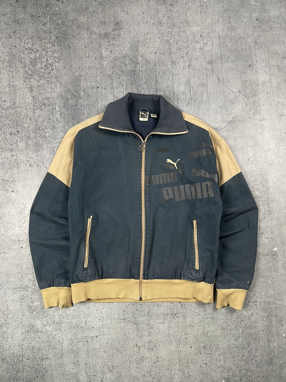 Puma × Vintage PUMA Retro Style Zip Up Eshay Bomber Sports Jacket Size US M / EU 48-50 / 2 - 2 Thumbnail