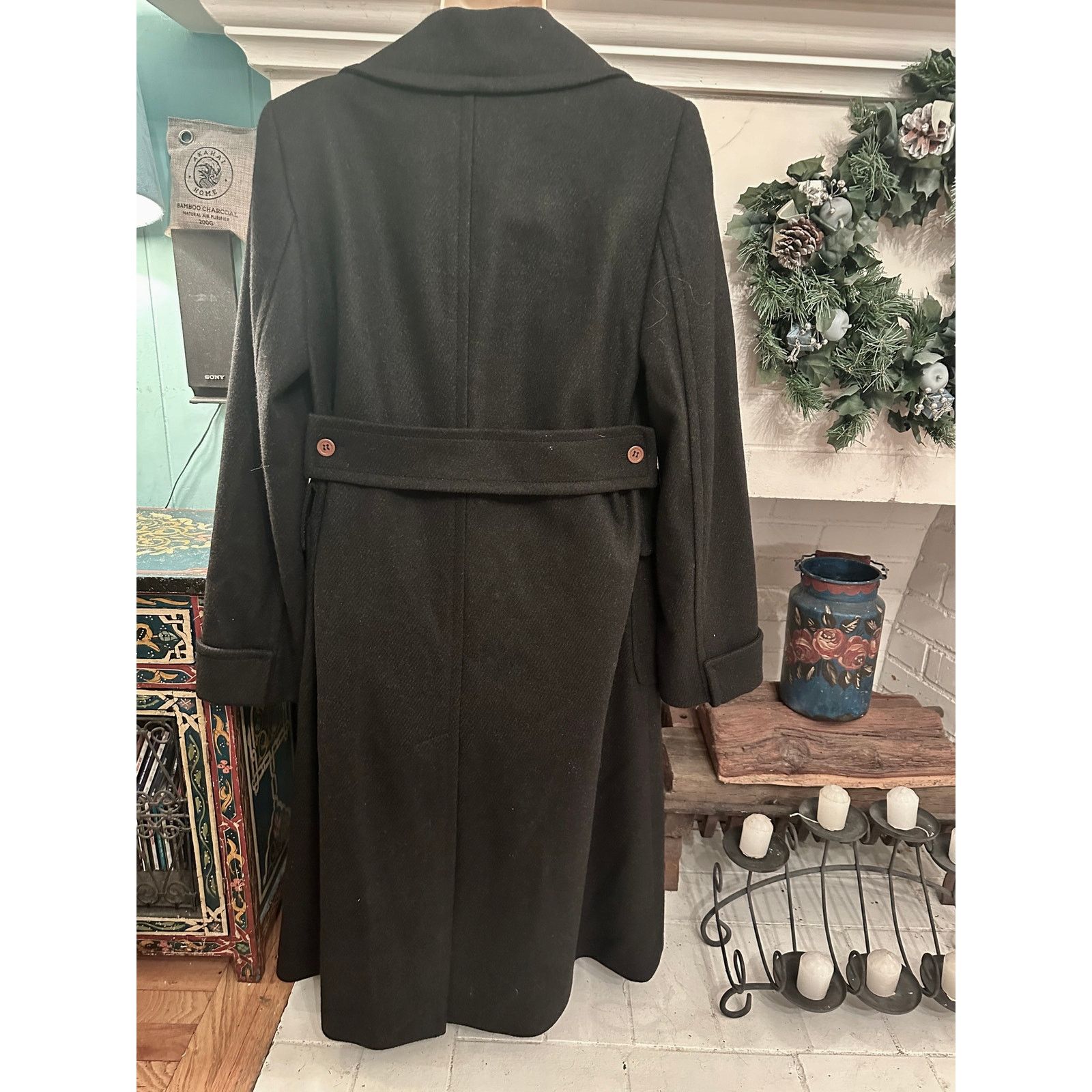 Gianfranco Ferre GIANFRANCO FERRE VINTAGE 80's 90's WOOL DOUBLE BREASTED COAT Size M / US 6-8 / IT 42-44 - 2 Thumbnail