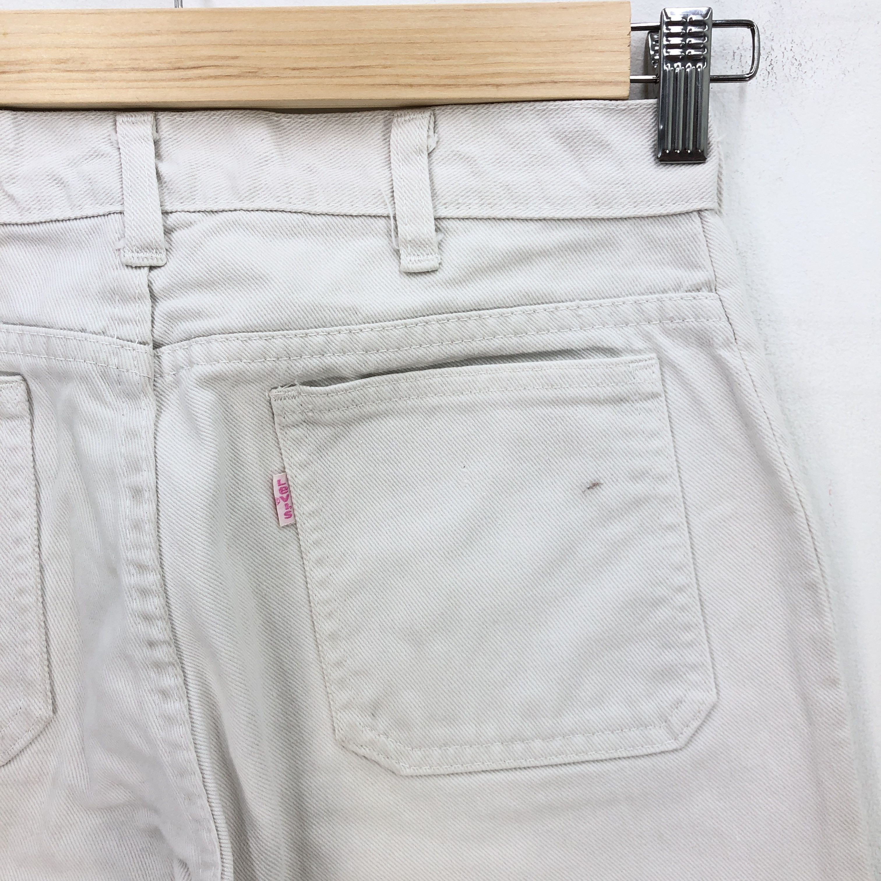 If Six Was Nine Vintage Levi's Bootcut Jeans Flare Levis Wide Leg Bush Pants Size 28" / US 6 / IT 42 - 5 Thumbnail