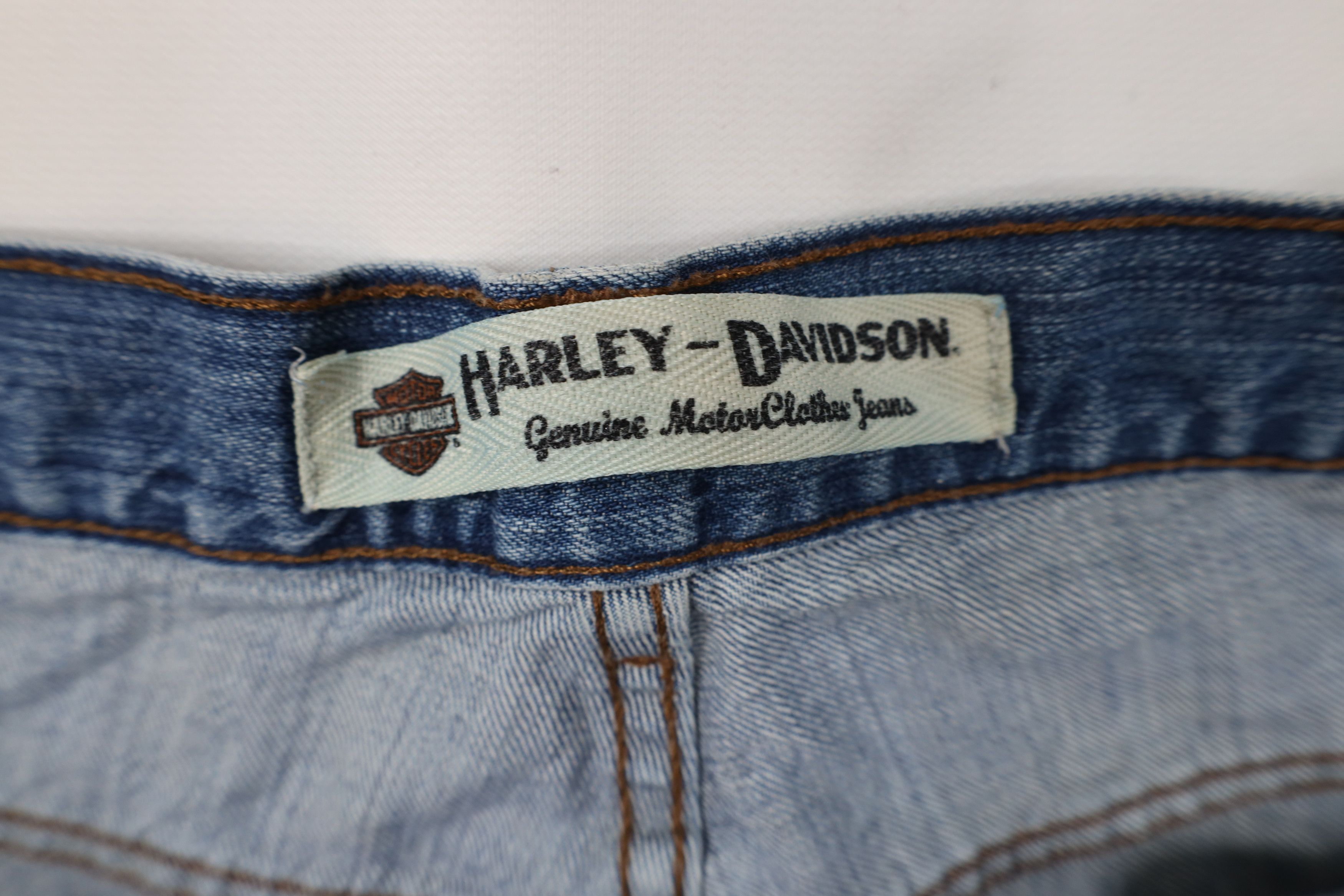 Harley Davidson Vintage Harley Davidson Motorcycles Wide Leg Denim Jeans Size US 38 / EU 54 - 7 Thumbnail