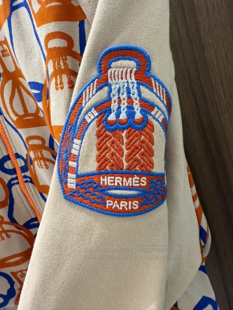 Hermes Hermes Stirrup fantasy print baseball jacket Size S / US 4 / IT 40 - 3 Thumbnail