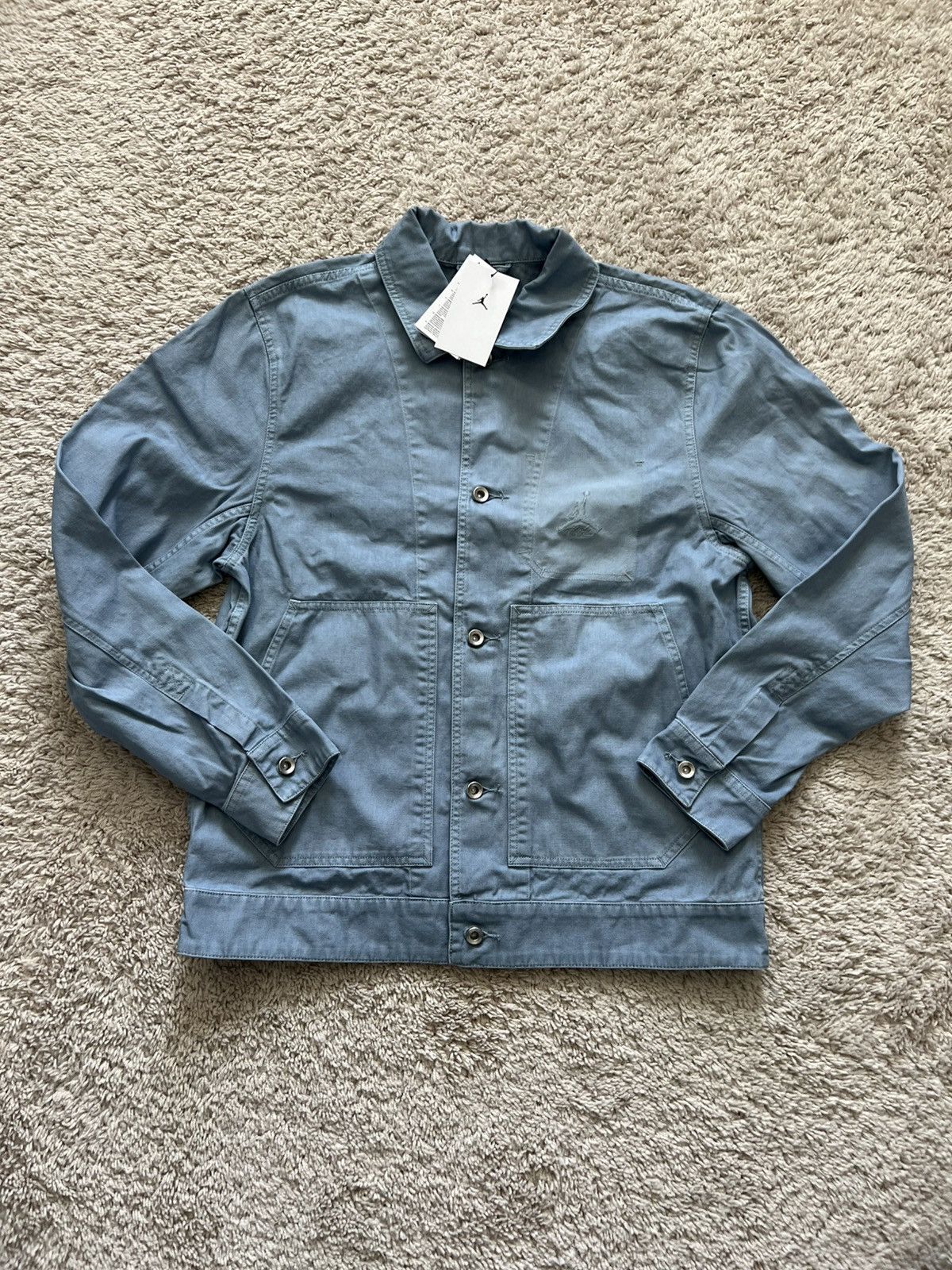 Jordan Brand Air Jordan Men's Essentials Chicago Workwear Jacket Blue Size US M / EU 48-50 / 2 - 7 Thumbnail