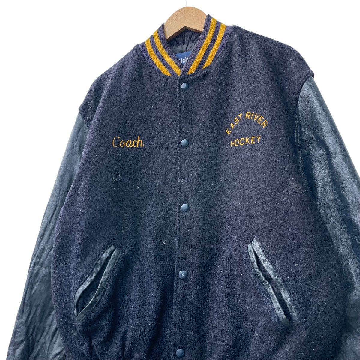 Vintage 💥 Holloway College East River Hockey Club Varsity Letterman Size US M / EU 48-50 / 2 - 3 Thumbnail