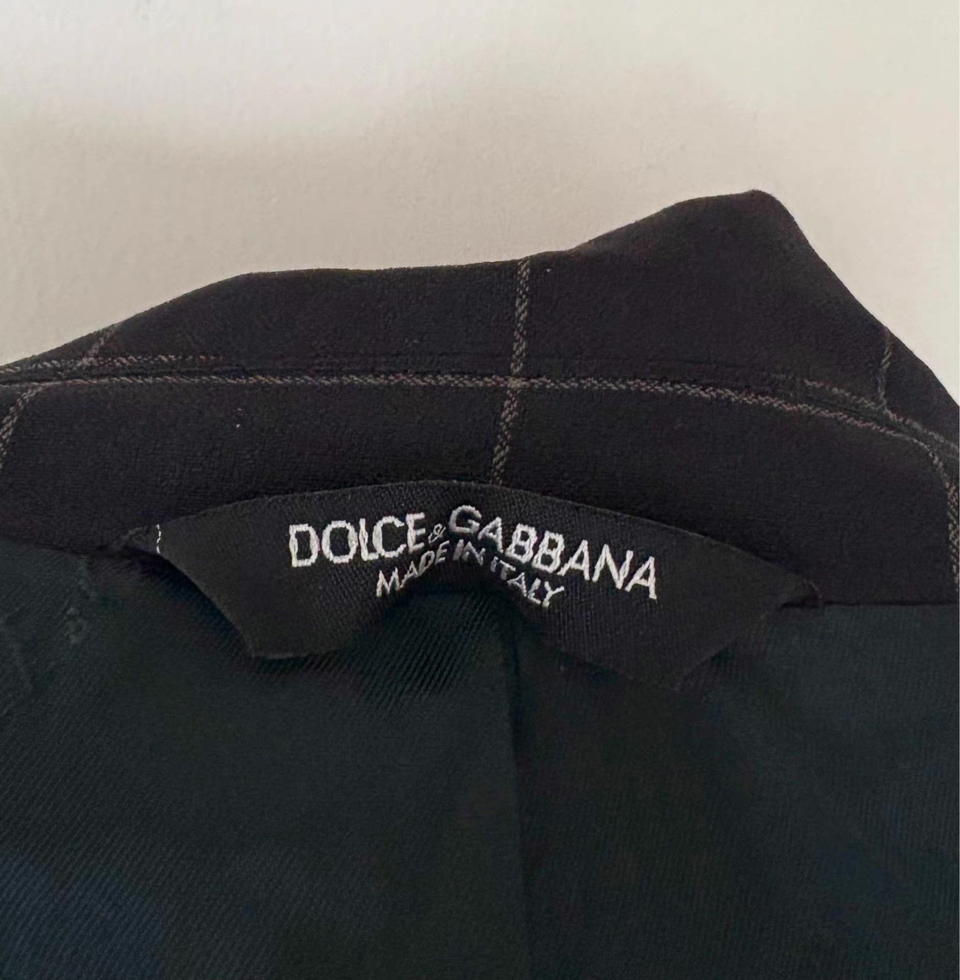 Dolce & Gabbana Dolce & Gabbana Men's Plaid Wool Blazer Ｑ21 Size 48R - 4 Thumbnail