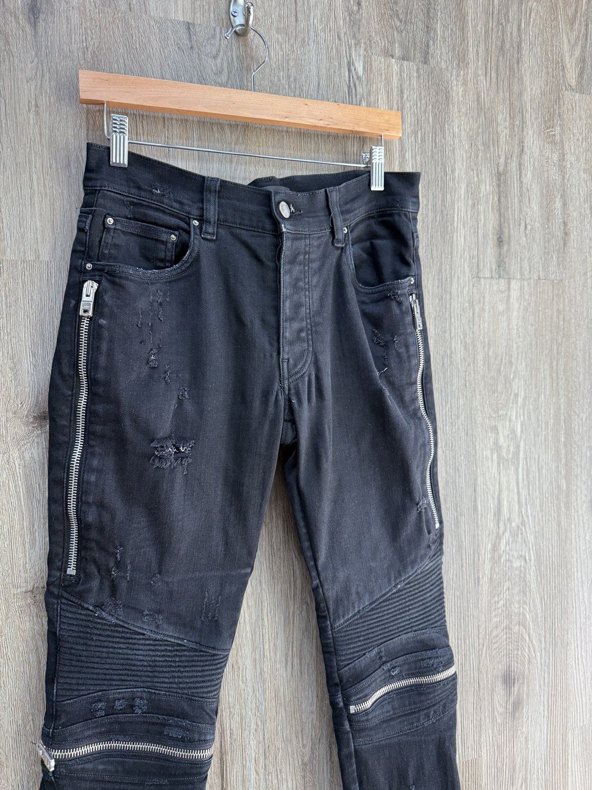 Amiri Amiri Black MX2 Denim Jeans Size US 31 - 3 Thumbnail
