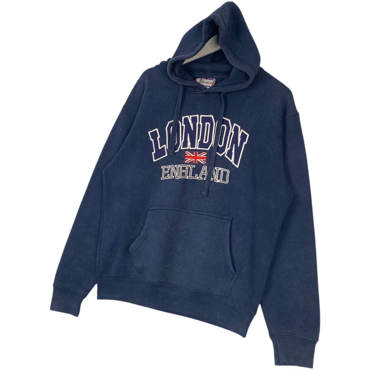 Designer × Vintage Vintage Zone One Hoodie Sweater Navy Blue Pullover Size M Size US M / EU 48-50 / 2 - 2 Thumbnail