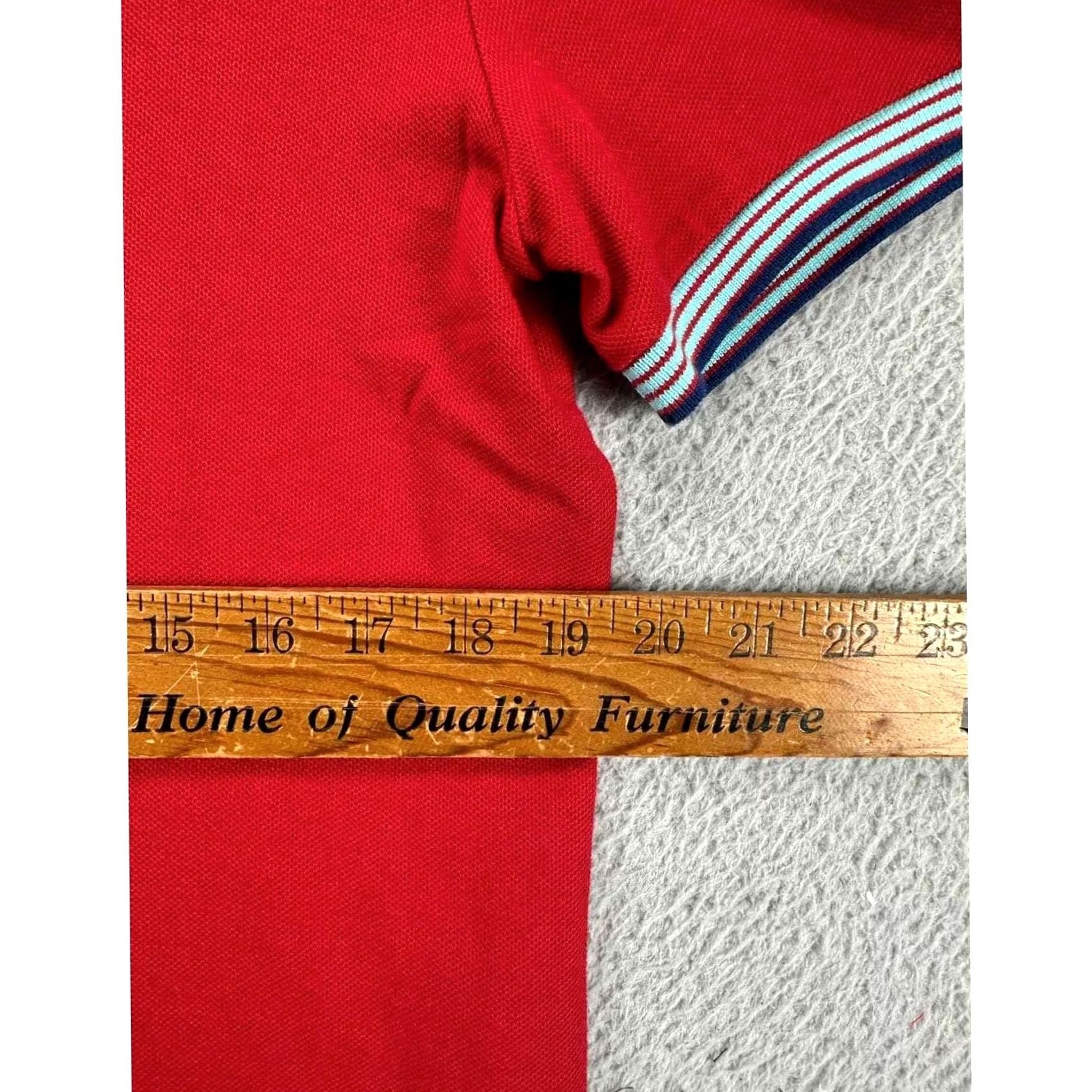 Tailorbyrd TAILORBYRD Golf Polo Shirt Mens Medium Red Zip Neck Short Sleeve Athletic Rugby Size US M / EU 48-50 / 2 - 6 Thumbnail